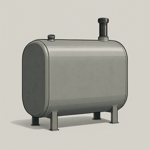 Öltank Illustration