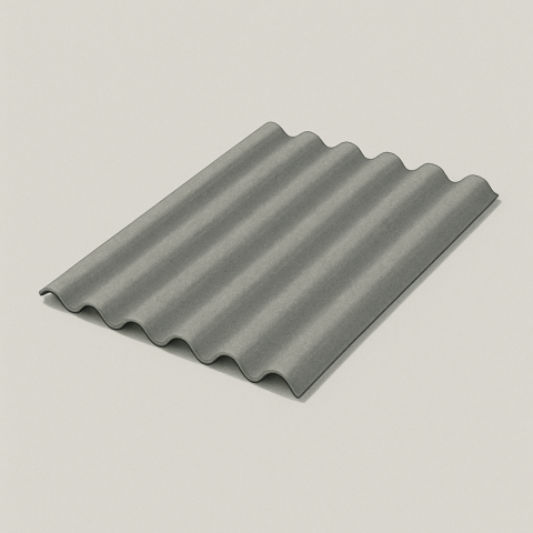 Asbestplatten Illustration