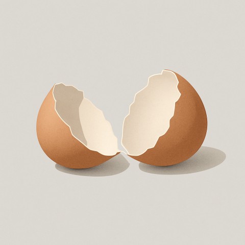Eierschalen Illustration