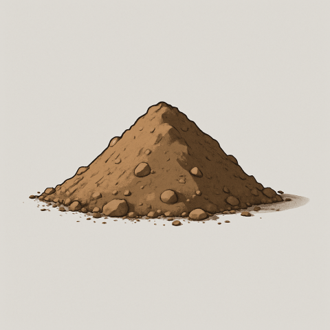 Erdaushub Illustration