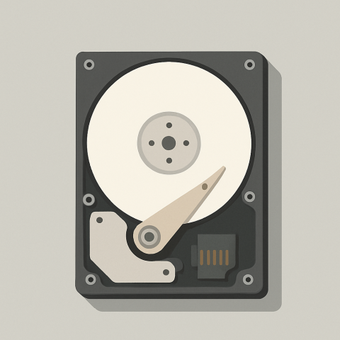 Festplatte Illustration