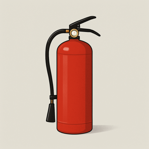 Feuerlöscher Illustration