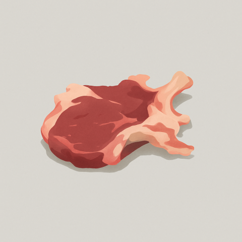 Fleischreste Illustration