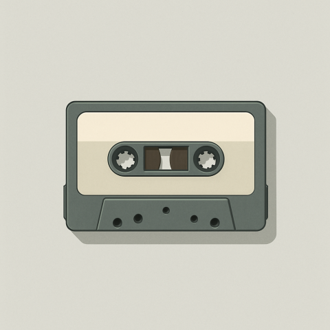 Musikkassetten Illustration