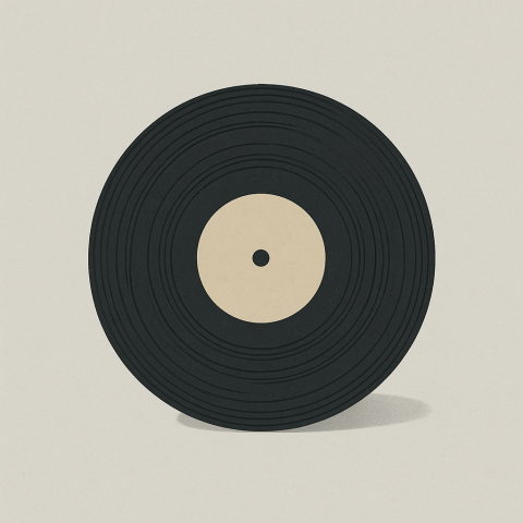 Schallplatten Illustration