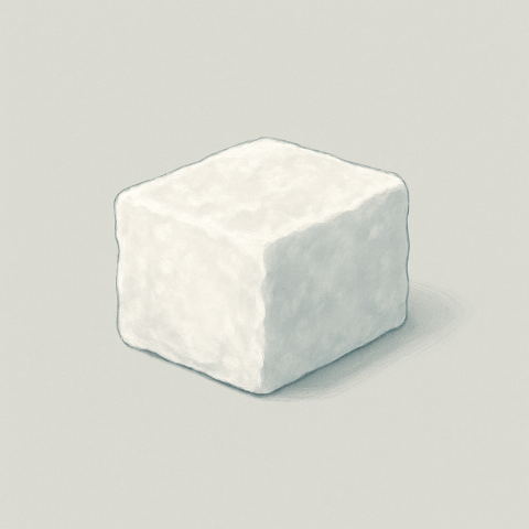 Trockeneis Illustration