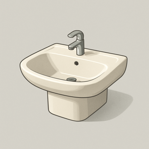 Waschbecken Illustration