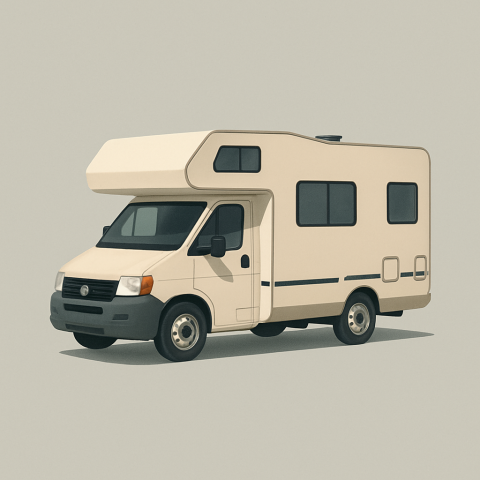 Wohnmobil Illustration