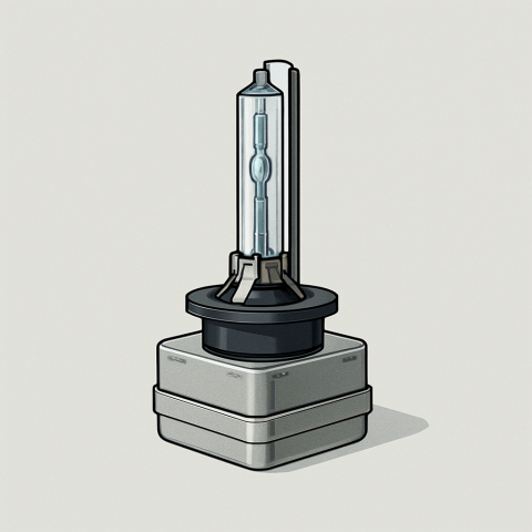 Xenonlampen Illustration